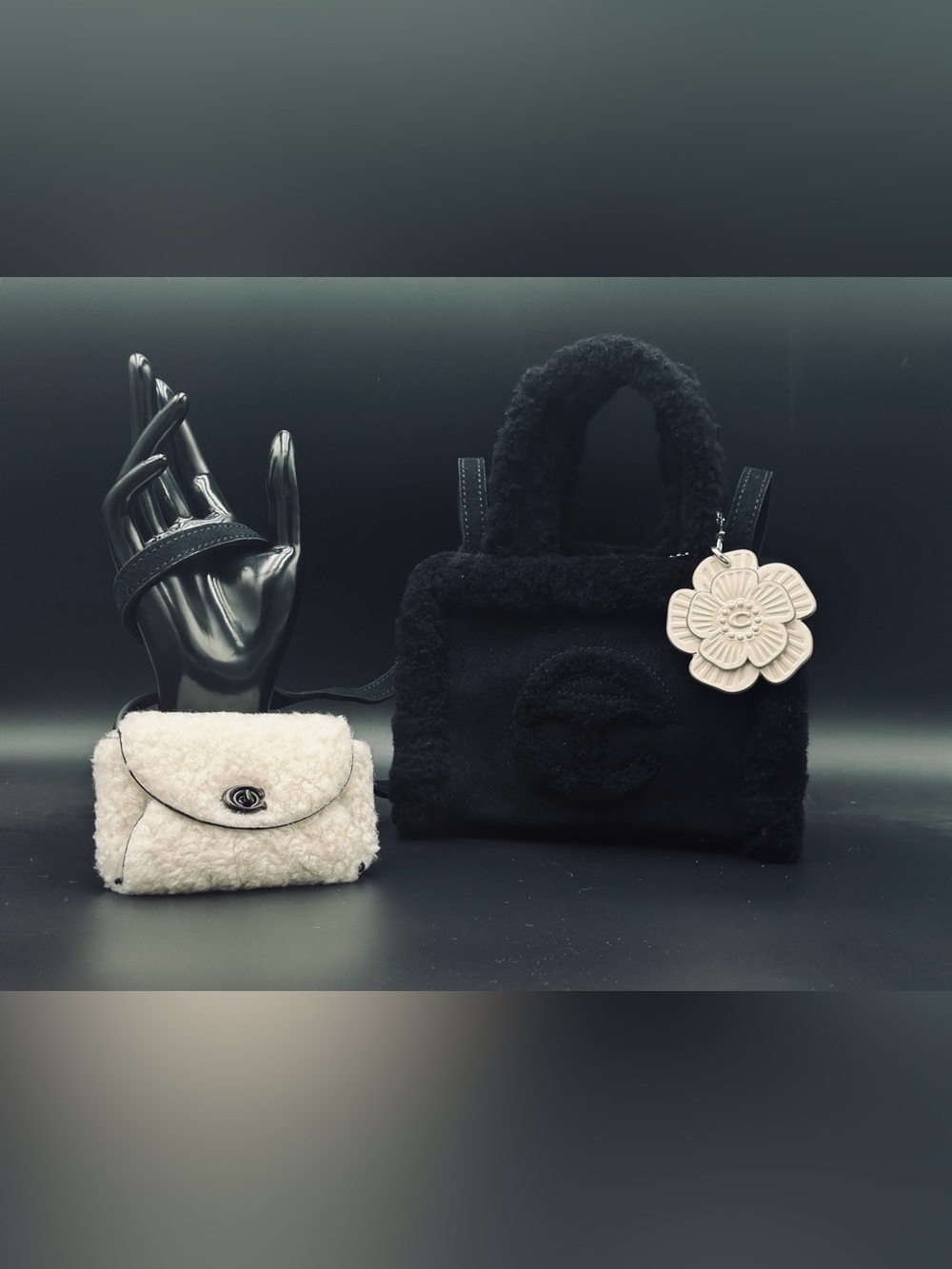 Telfar × Ugg small shopper. BLACK